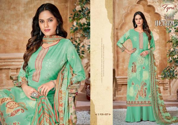 fyra begum soft cotton digital print exclusive dress material